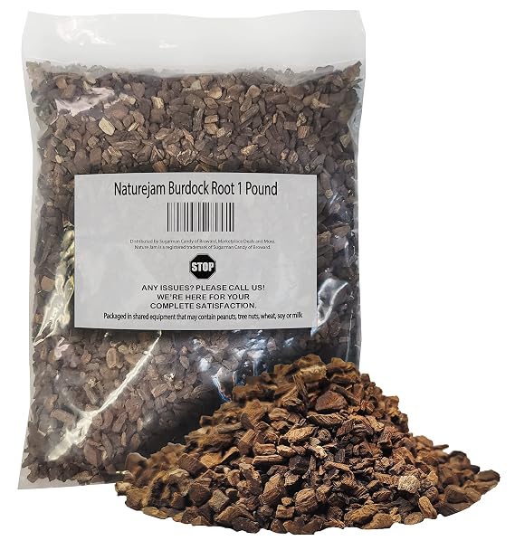 Naturejam Burdock Root 1 Pound-Cut & Sifted-100% Natural Hierbas from Mexico aka Genus Arctium Herbs