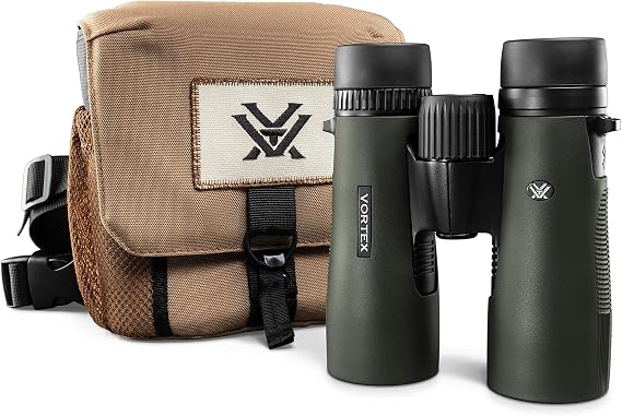 High Resolution Vortex Diamondback HD 8x42 Binoculars - Crystal Clear Optics - Field of View from 130 m to 1000 m - For Professional Bird Watchers and Hunters