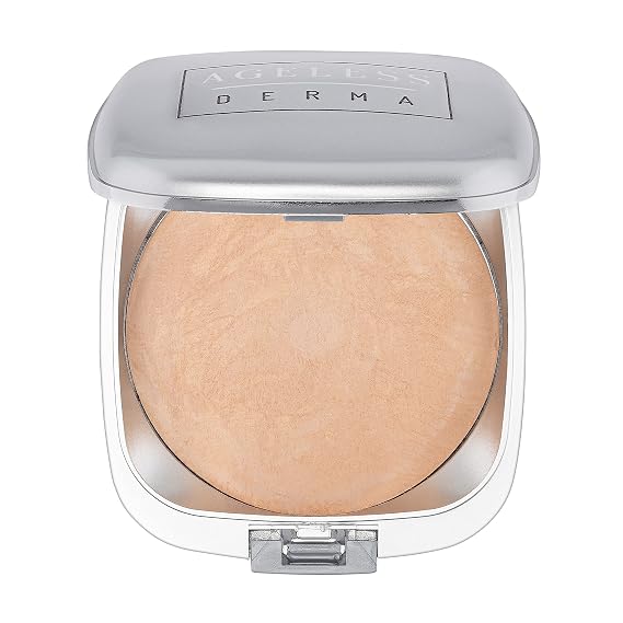 Mineral Baked Foundation Makeup Vegan, Paraben-Free, Gluten-Free and Cruelty-Free Powder Foundation (Dover Beige)
