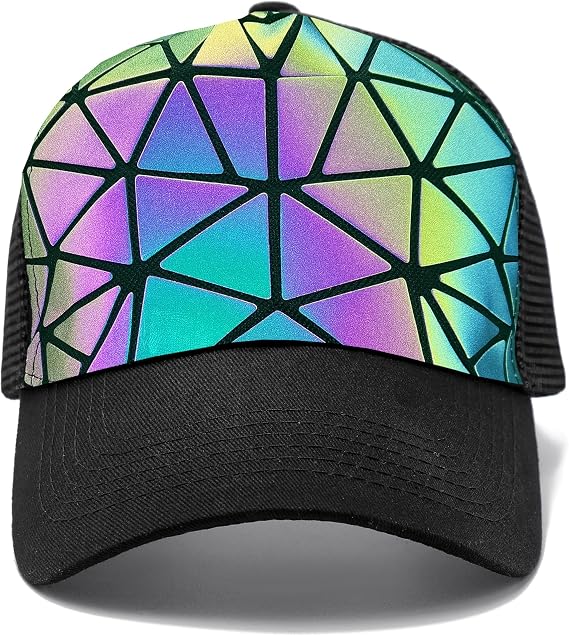 Holographic Trucker Hat for Women
