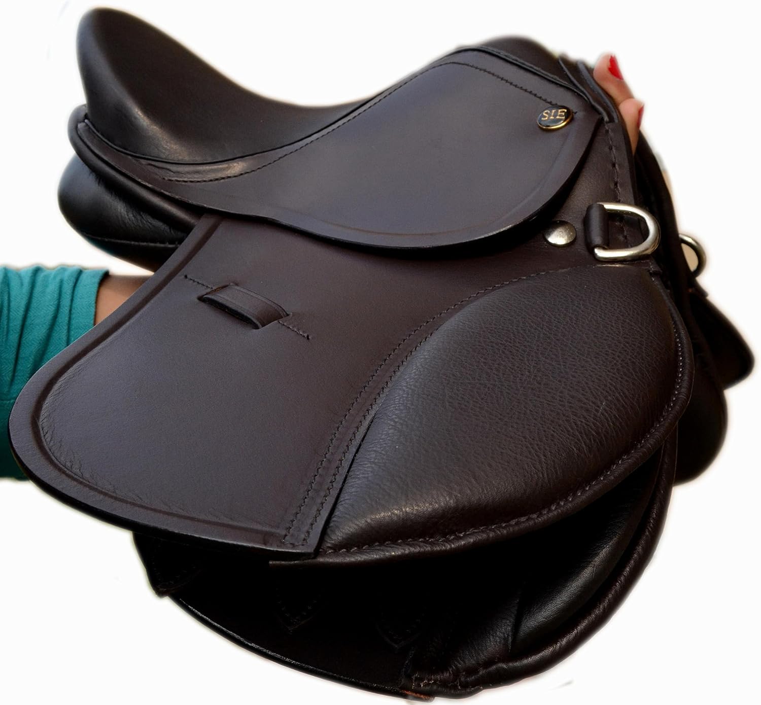 Small Kids Enlgish 10'' and 12'' Leather Jumping Saddles