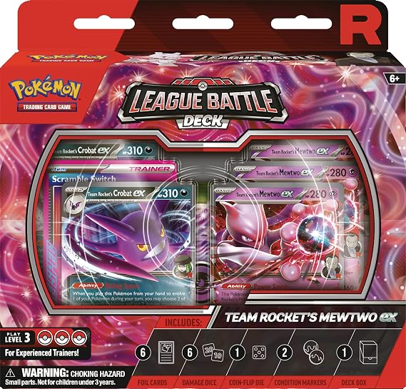 Pokemon TCG: Team Rockets Mewtwo ex League Battle Deck