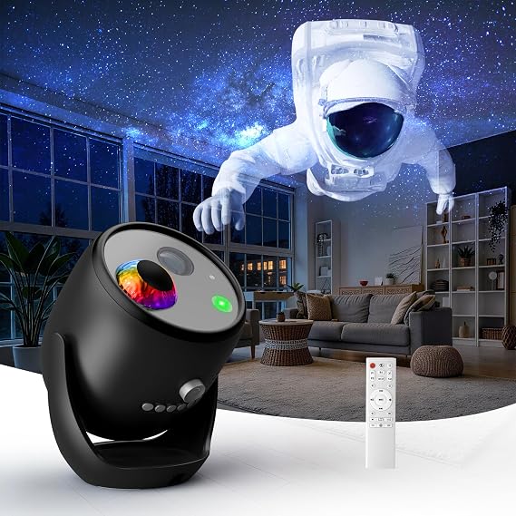 3D Galaxy Projector for Bedroom, 90 Dynamic Scenes Star Projector, HD Planetarium Projector Night Light with Bluetooth Speaker for Decor, Christmas Gift for Kids Adults, Relaxing Ambiance