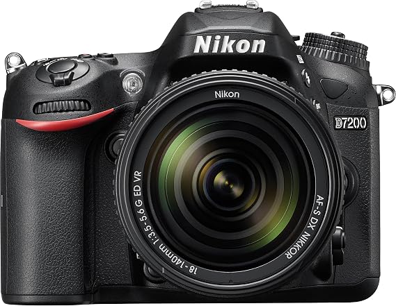 Nikon D7200 DX-Format DSLR w/ 18-140mm VR Lens (Black)