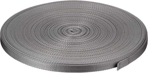 Wolfpack 5250005 - Roller Shutter Strap 14 mm, 50 Metre Roll, Grey