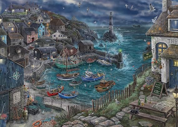Ravensburger Escape Puzzle – Lighthouse 759 piece Mystery Jigsaw Puzzle for Adults and Kids Age 12 Years Up