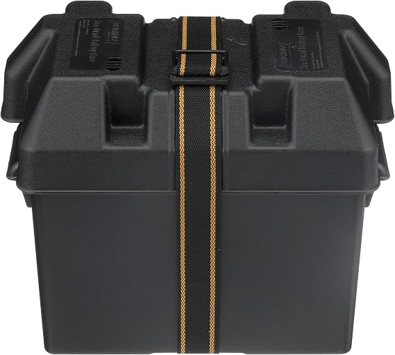 Seachoice USCG-Approved Marine Group 27 Series Standard Battery Box with Strap & Mounting Kit