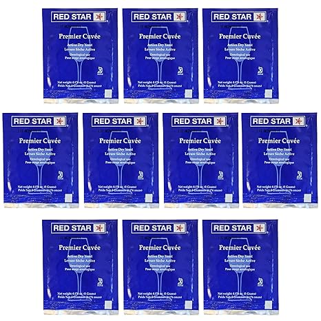Red Star Premier Cuvee Yeast 10 Packets