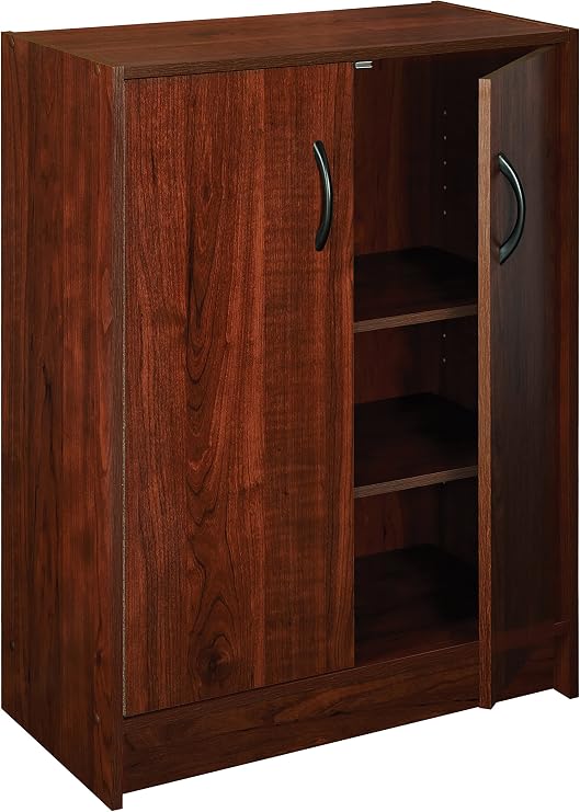 ClosetMaid 1307 Stackable 2-Door Organizer, Dark Cherry