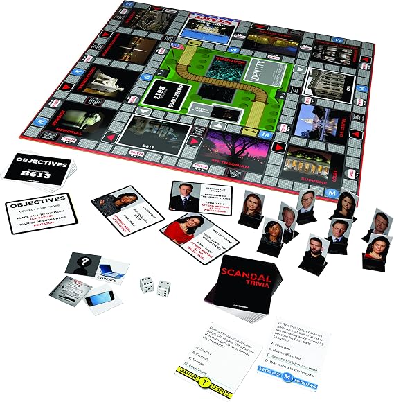 Scandal Board Game: TV Show Mystery Board Game for 12+
