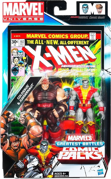 Colossus & Juggernaut - #102 Comic Book Action Figure 2-pack