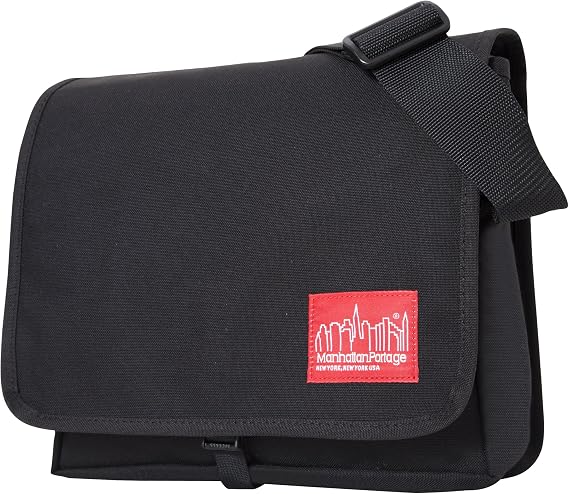 Manhattan Portage DJ Messenger Bag (SM) Water-Resistant with Buckle Closure & Adjustable Strap 1000D Cordura For Work College