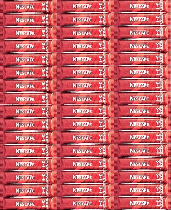 Nescafe 3in1 Original EU Made Long Expiry Date Individual Instant Coffee Sachets (48 sachets)