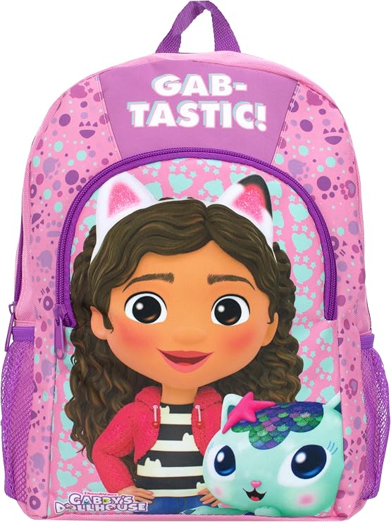 Gabbys Dollhouse Backpack | Mercat And Gabby Bag | Girls Backpack For School