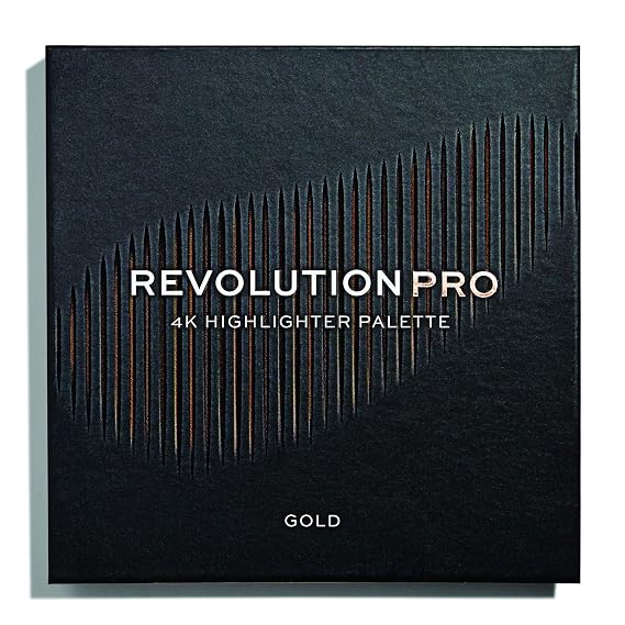 Makeup Revolution 4K Highlighter Palette - Gold