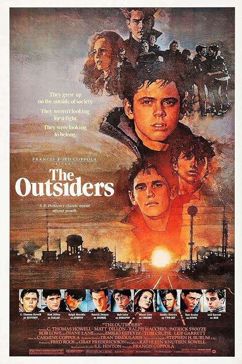 AllPosters Wall Poster THE OUTSIDERS [1983], directed by FRANCIS FORD COPPOLA., 12x18