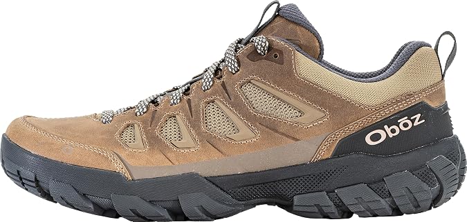 Oboz Men's Sawtooth X Low Hiking Shoes, Sandhill, 15