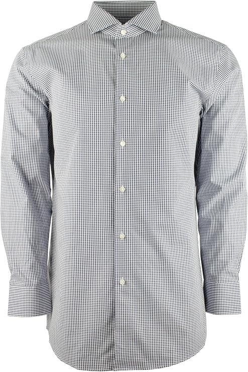 Hugo Boss Men's Mark Sharp Fit Easy Iron Long Sleeve Shirt-DB-15-1/2 (34/35) Dark Blue