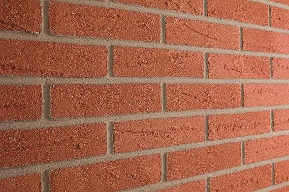 Elabrick – Flexible Brick for Outdoor and Indoor Wall Decoration, Pack of 1 m², Slats 50 x 210 mm, Industrial Red Classic Red, Very Easy Application, Home Decoration
