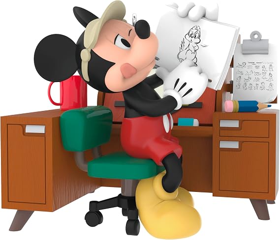 Hallmark Keepsake Christmas Ornament 2025, Disney Mickey Mouse from Sketch to Screen, Gifts for Disney Fans