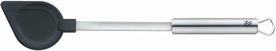 WMF Profi Plus Silikon Kaşık, 32 cm, Cromargan® Yüksek Kaliteli Yarı Mat Paslanmaz Çelik, 200°C'ye Kadar Isıya Dayanıklı, Bulaşık Makinesinde Yıkanabilir